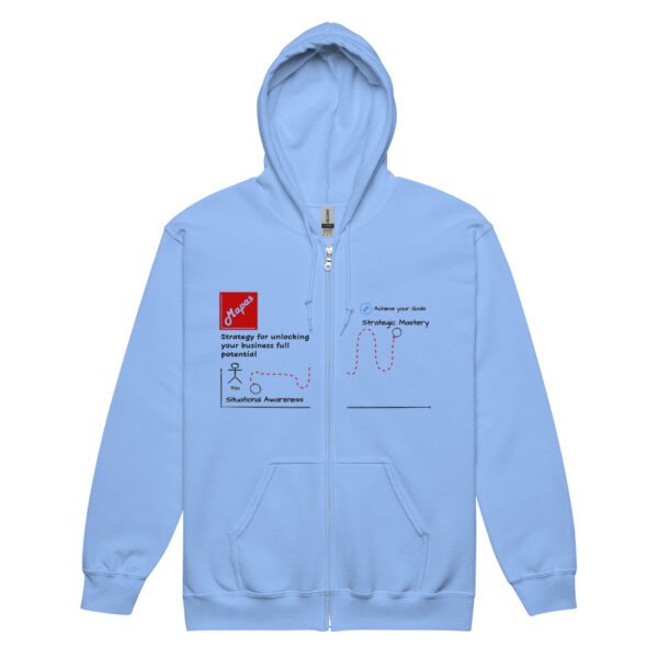 Mapas heavy blend zip hoodie (unisex) - Image 2