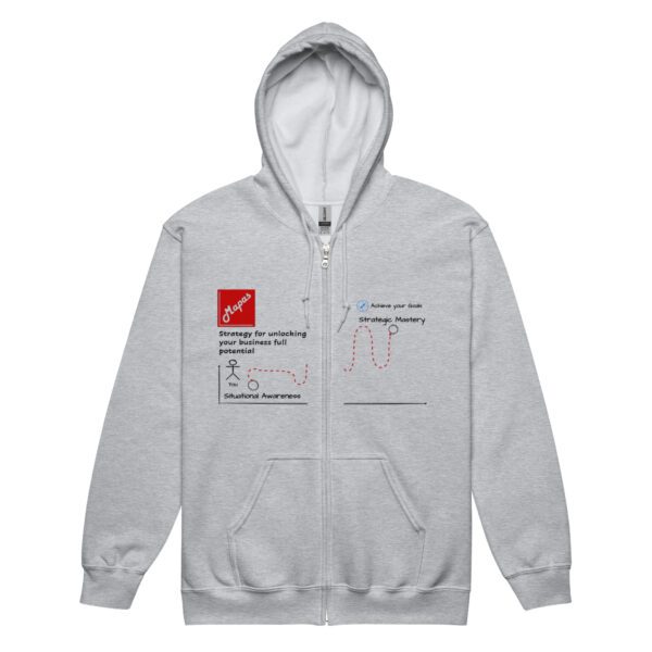 Mapas heavy blend zip hoodie (unisex)